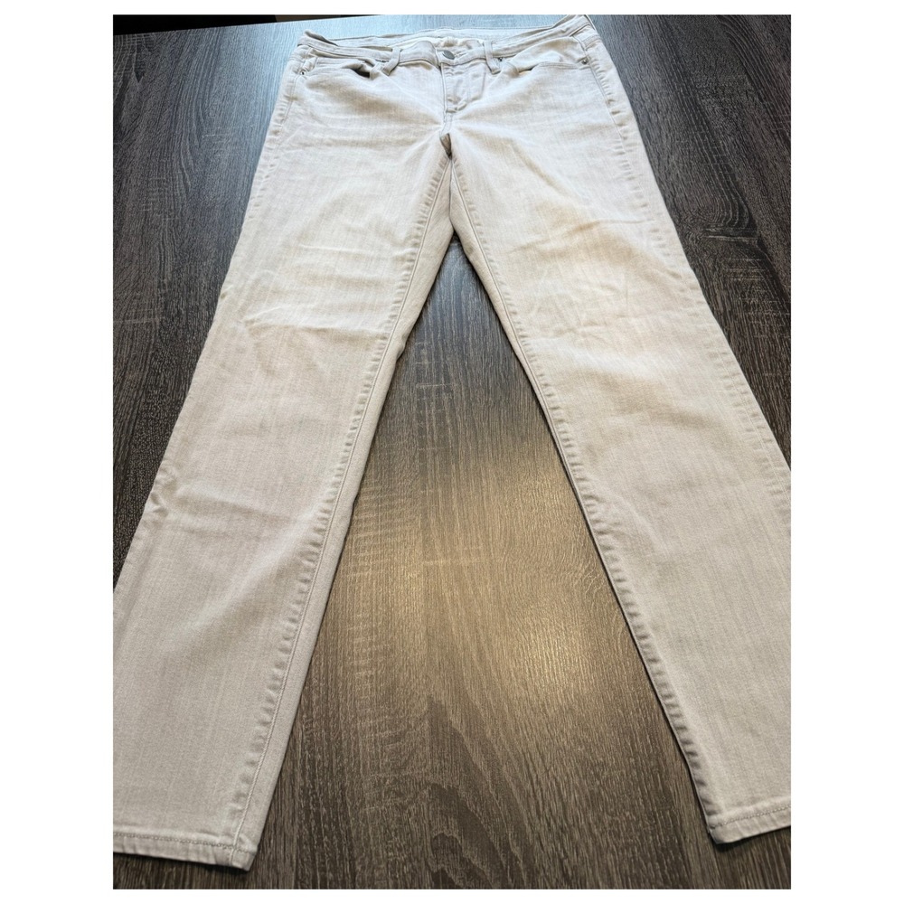 Calvin Klein Jeans Light Gray Ultimate‎ Skinny  Denim Pants Women's 12x30
